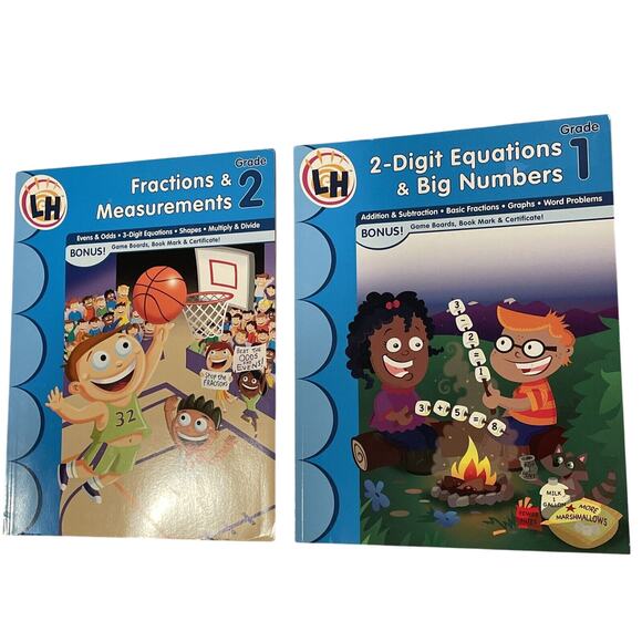 Childrens Workbooks Grade 1-3 Lot of 4 With Flash Cards Homeschooler - Picture 2 of 4